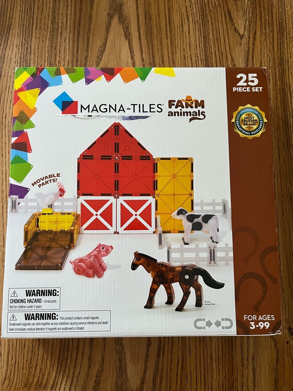 NEW Magna-tiles Farm Animals 25-Piece Set